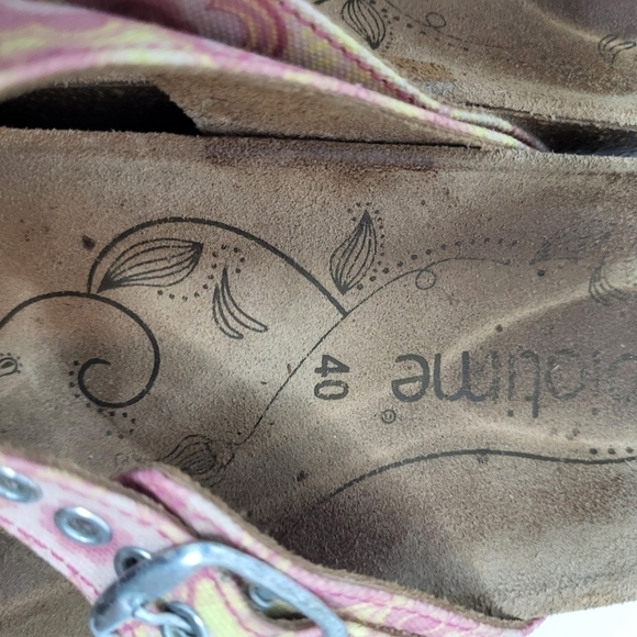 Biotime Women's Floral Print Thong Sandal Size 40 - Picture 10 of 11